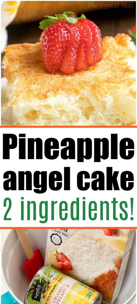 Weight Watcher Pineapple Angel Food Cake, Ww Pineapple Angel Food Cake, Weight Watchers Angel Food Pineapple, Ww Angel Food Cake, Ww Angel Food Cake Cookies, Low Calorie Angel Food Cake, Healthy Angel Food Cake, Healthy Pineapple Cake, Weight Watchers Angel Food Cake Recipes