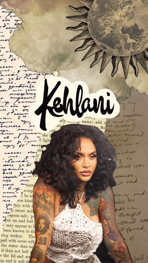 #kehlani Artist Aesthetic Wallpaper, Kehlani Singer, Kehlani Concert, Tattoo Artist Aesthetic, Kehlani Instagram, Female Tattoo Artist, Black Music Artists, Kehlani Parrish, Cute Lockscreens