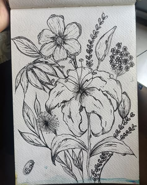 I sit before flowers hoping they will train me in the art of opening up. 𖡼𖤣𖥧𖡼𓋼𖤣𖥧𓋼𓍊 #art #artist #artideas #artwork #pen #pencildrawing #pensketch #drawing #flowers #floral #flower #penart #pensketch Pen Anatomy Drawing, Plant Woman Drawing, Black Pen Flower Drawings, Flower Drawing With Pen, Skeleton Flower Drawing, Me As A Flower, Colored Flowers Drawing, Flowers Pen Drawing, About Me Drawing Ideas