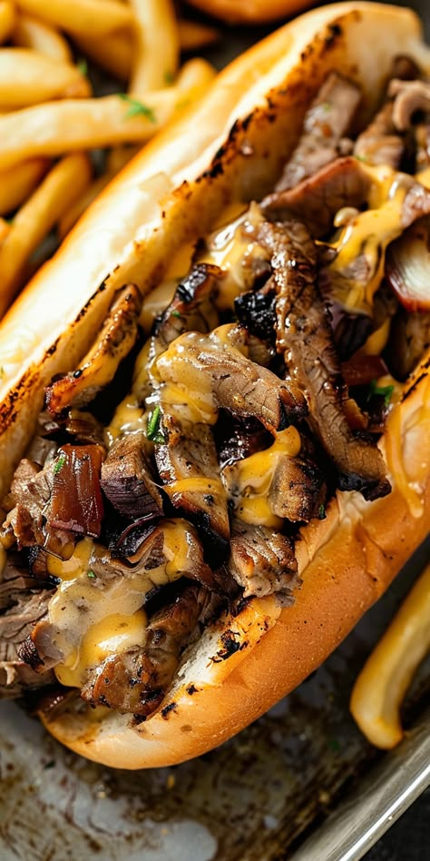 Restaurant Lunch Ideas, Gourmet Lunch Ideas, Sandwich Ideas For Party, Dinner Gourmet, Cheesesteak Recipe, Philly Food, Restaurant Dinner, Healthy Dinner Ideas, Fast Food Places