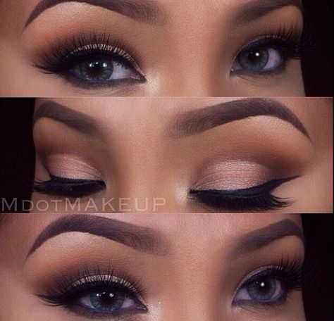 Soft Makeup- this look is good for hooded eyes #softeyemakeup #softsmokeyeye Hooded Makeup, Makeup For Hooded Eyes, Soft Make-up, Soft Eye Makeup, Makeup Images, Hooded Eye Makeup, Makijaż Smokey Eye, Soft Makeup, Dipbrow