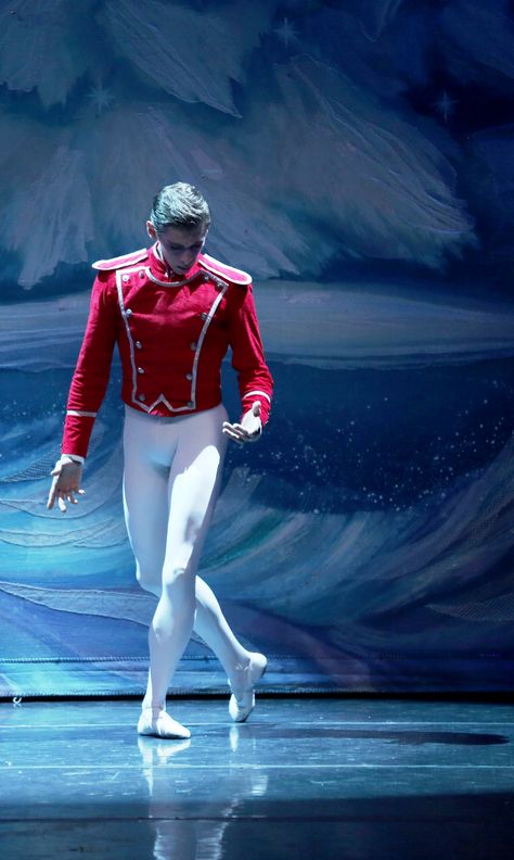 Viktor Shcherbakov as Moscow Ballet's newly awakening Nutcracker Prince Ballet For Adults, Boys Ballet, Nutcracker Ballet Costumes, Nutcracker Prince, Ballet Inspired Fashion, Nutcracker Costumes, Male Ballet, Boys Costumes, Prince Costume