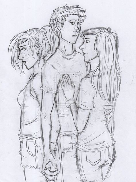 Love Triangle Fanart, The Maze Runner Drawings, Love Triangle Drawing, Maze Runner Drawings, Triangle Drawing, Triangle Love, The Maze Runner, Girl Friendship, Love Triangle