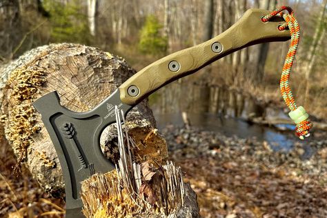 Classic Tomahawk, Modern Chops: TOPS Hammer Hawk Review Camping Hatchet, Tops Knives, Bar Stock, Micarta Handles, Big Game, Carbon Steel, Old School, The Incredibles