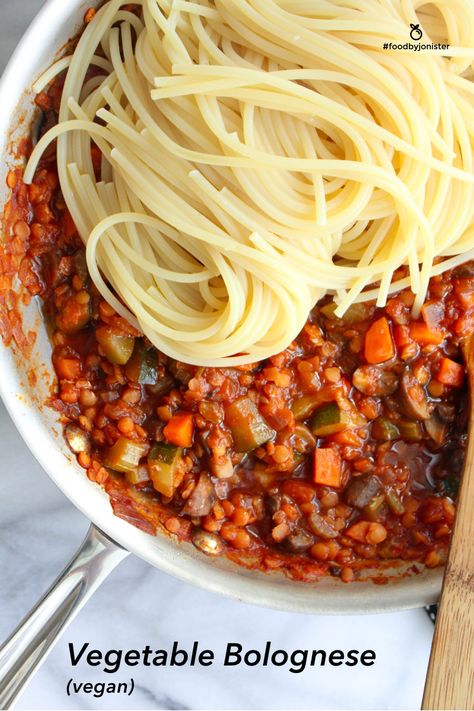 Lentils Mushrooms, Vegetable Bolognese, Pizza Sauces, Veggie Spaghetti, Vegetarian Spaghetti, Vegetable Spaghetti, Spaghetti Bolognese, Spaghetti Recipes, Gifts For Coffee Lovers