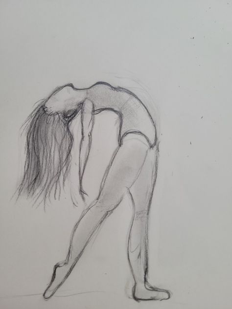 Drawing Ideas Dance, Drawings Of Dancers, Cool Sketch Ideas Easy, Dramatic Drawing, Ballerina Drawings, Easy Realistic Drawings, Dance Drawings, Dancer Drawing, Dancing Drawings