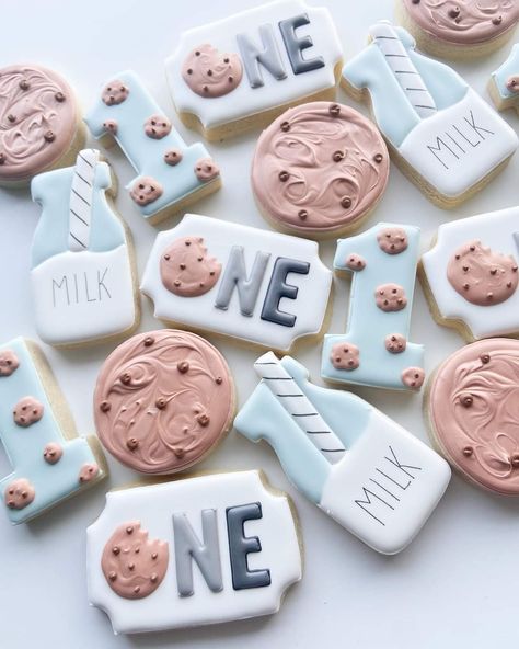 One Tough Cookie Birthday Party Girl, First Birthday Cookies Boy, One Sweet Cookie First Birthday, One Tough Cookie, Cookie Birthday Party, First Birthday Cookies, Twin Birthday Parties, One Year Birthday, Tough Cookie