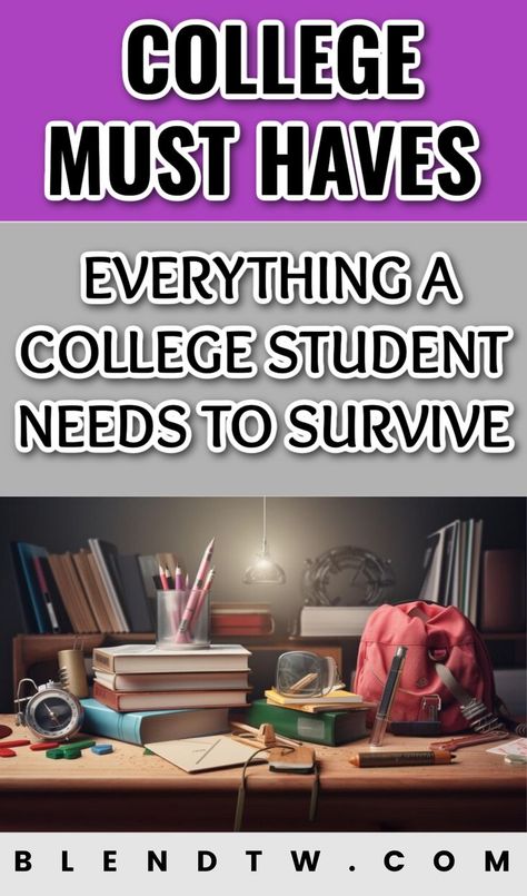 College is fun, but it can also be overwhelming. Here are the college must haves that will make your life easier and smarter. dorm room necessities | college essentials | best supplies for dorm living | organizational tools for college students | study essentials for success | practical items for college-bound students College Student Needs, Room Necessities, Dorm Room Necessities, College Must Haves, College Necessities, Items For College, Study Essentials, College Essentials, Dorm Living