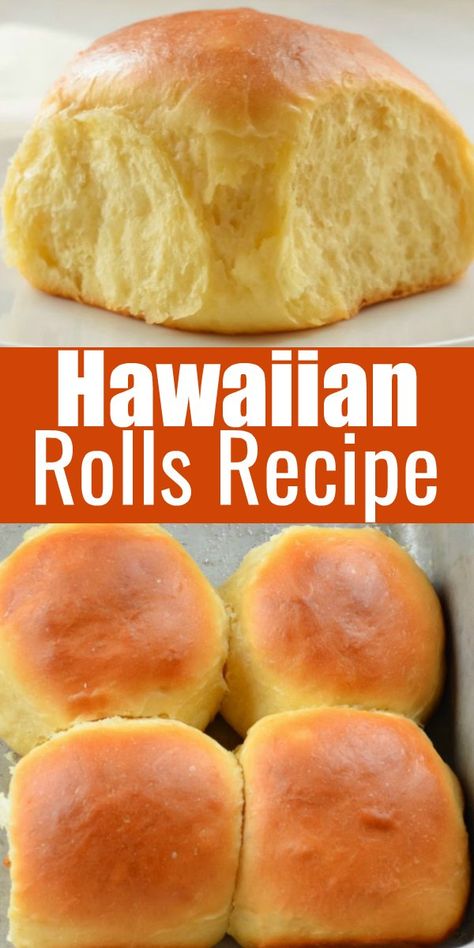 Hawaiian Rolls Recipe, Sweet Hawaiian Rolls, Texas Roadhouse Rolls, Sweet Dinner Rolls, Sweet Roll Recipe, Pembuat Roti, Dinner Roll, Hawaiian Sweet Rolls, Yeast Rolls