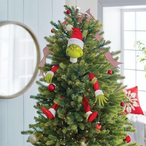 #grinch #christmastree #christmasdecor #elf #head #arms #legs #stole #stuffed #topper #garland #ornaments #homedecor #xmas #holiday Arm Decorations, Grinch Christmas Tree Topper, Body Ornament, Garland Ornaments, Grinch Tree, Xmas Tree Toppers, Grinch Trees, Grinch Decorations, Grinch Christmas Tree