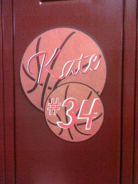 Basketball player locker decoration Basketball Locker Signs Ideas, Girls Basketball Poster Ideas, Basketball Locker Signs, Girl Locker Decorations, Basketball Locker Room, Locker Posters, Basketball Locker Decorations, Locker Room Decorations, Soccer Locker