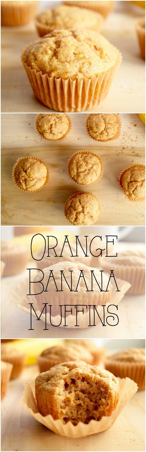 Orange Banana Muffins | Earth Powered Family Casserole Recipes Healthy, Dinner Recipes Fall, Runza Casserole, Sugar Free Muffins, Cauliflower Casserole Recipes, Banana Muffin, Orange Muffins, Vegan Muffins, Muffin Man