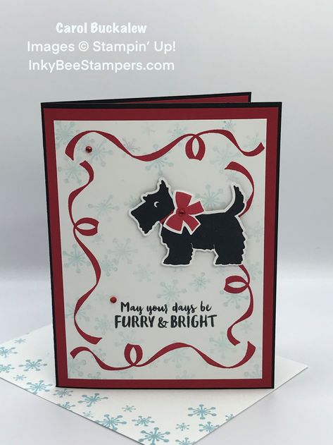 Scotty Dog Stampin Up Cards, Christmas Scotty Dog, Stampinup Christmas Scottie, Scottie Dog Christmas Cards, Su Christmas Scottie Cards, Su Scottie Dog, Stampin Up 2022 Christmas Cards, Stampin Up Scottie Dog Cards, Stampin Up Christmas Scottie Cards