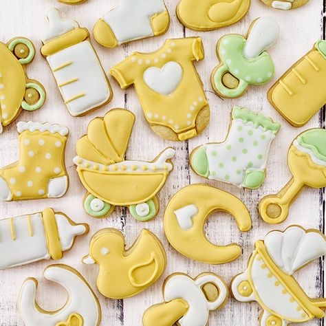 REZEPT | GRUNDREZEPT KEKSTEIG Gingerbread Shortbread, Penguin Baby Showers, Cooking Cookies, Rainbow Cookies, Cookies For Kids, Bunny Face, Vanilla Chocolate, Cookies Decorated, Baby Shower Cookies