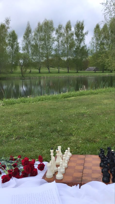 Hedonism Lifestyle Aesthetic, Chess Date Aesthetic, Chess Girl Aesthetic, Garden Date Aesthetic, Chess Date, Chess Aesthetic, Norway Nature, Romantic Date Night Ideas, Best Nature Images