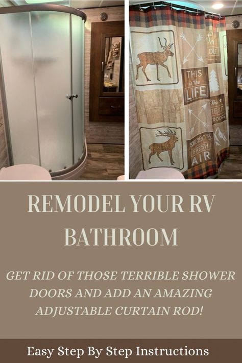 Rv Corner Shower Ideas, Rv Shower Door Replacement, Camper Corner Shower Remodel, Rv Corner Shower Remodel, Rv Shower Remodel Diy, Rv Shower Remodel, Glass Corner Shower, Corner Shower Stalls, Hidden Shower