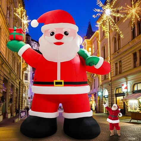 Christmas decor Christmas Decor Ideas Outdoor Inflatables, Holiday Inflatables Yard Decorations, Blow Up Christmas Decorations, Blow Up Santa, Outdoor Christmas Decorations Lights, Inflatable Christmas Decorations Outdoor, Christmas Cartoon Characters, Inflatable Christmas Decorations, Christmas Balloon Decorations