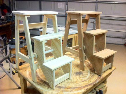 Step Stool Plans, Foldable Step Stool Diy, 2x4 Step Stool, Step Stools Wooden, Plywood Step Stool, Folding Wooden Step Stool, Wood Step Stool, Folding Step Stool, Wooden Step Stool