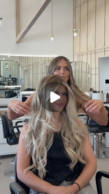 Chrissy Ellingson Rasmussen on Instagram: "Let’s add one row of @habithiddenextensions to @brooky.bell & brighten up her blonde still keeping rooted for easy grow out🤗 Comment lifetime for all our color, cut , & extension tips & tricks 🤗 habiteducation.com @habiteducation" Blond Hair Extensions, Hair With Extensions, How To Curl Extensions Tutorials, Blonde Extensions Before And After, Blonde Hair With Extensions, Rooted Blonde Hair Extensions, Blonde Hair Stretched Roots, Blonde Extensions Dark Roots, Blond Extensions Before And After