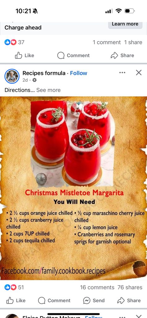 Mistle Toe Margaritas, Misltoe Margarita, Christmas Host, Host Party, Formula Recipes, Progressive Dinner, Hosting Christmas, Cherry Juice, Maraschino Cherry