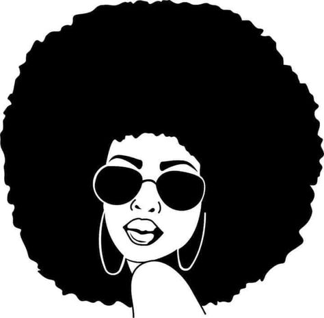 Afro Portrait, Black Woman Silhouette, Image Svg, Afrocentric Art, Black Art Painting, Silhouette Portrait, Afro Hair, Black Art Pictures, Afro Women