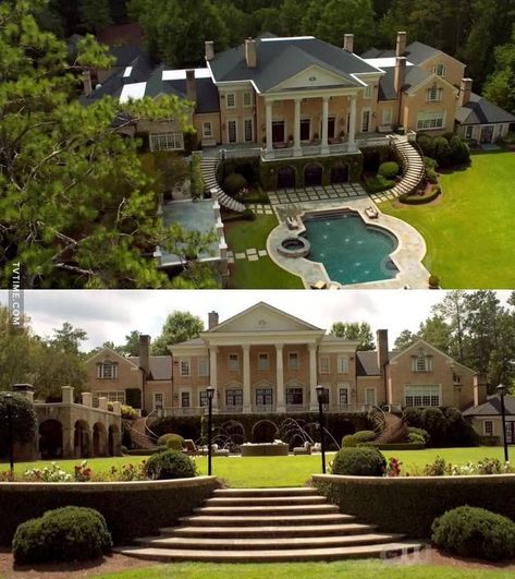 Carrington Manor, Country House Exterior, Big Mansions, Luxury Ceiling Design, Woman Of The Year, Luxury Exterior, Mansion Designs, Mansion Floor Plan, Plans Architecture