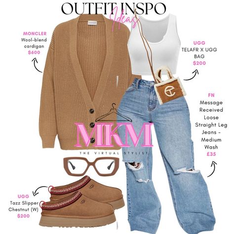 Not a fan of uggs but these are cute 😍 | Instagram Teen Swag Outfits, Fasion Outfits, Cute Lazy Day Outfits, Swag Outfits For Girls, Virtual Stylist, Cute Comfy Outfits, Cute Swag Outfits, Simple Trendy Outfits