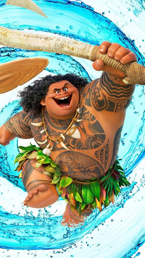 Maui Demigod, Moana Wallpaper Iphone, Moana Poster, Disney Moana Art, Maui Moana, Moana Movie, Festa Moana Baby, Disney Princess Moana, Princess Moana