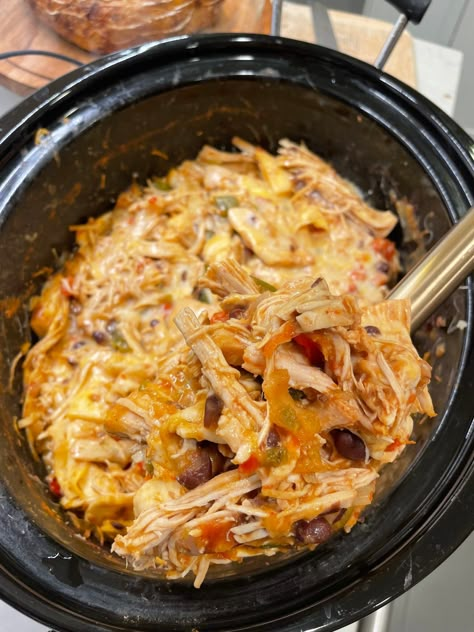 High Protein Enchilada Casserole - Taylor Likes High Protein Meals In Crockpot, Slow Cooker High Protein Low Carb, Crockpot Soup High Protein, Low Carb High Protein Meals Dinners Crock Pot, Crockpot Recipes High Protein Low Carb, High Protein Dinner Recipes Crock Pot, High Protein Crockpot Chicken, Crockpot Meal Prep High Protein, High Protein Meal Prep Crockpot