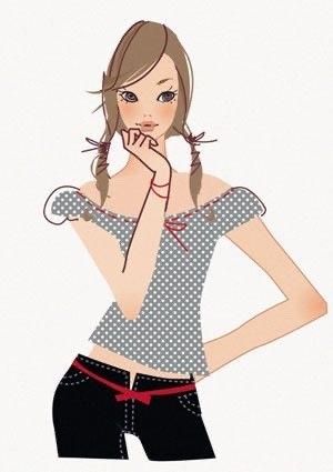 Girly Graphics, 2000s Art, Oui Oui, Girly Art, Fashion Illustrations, Pretty Art, Art Styles, Art Sketchbook, Just A Girl