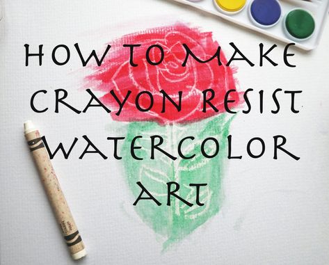 Water Color Paint Craft For Kids, Crayon Watercolor Art, White Crayon And Watercolor, Wax Resist Watercolor, Crayon Resist Watercolor, Crayon Resist Art, Making Crayons, Art Project For Kids, Spy Party