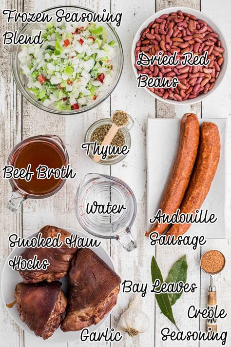 Red Beans And Ham Hocks, Red Beans Ham Hock Crock Pot, Best Ham And Beans Recipe, Red Beans And Rice Recipe Crockpot Ham Hock, Red Beans With Ham Hock, Red Beans And Rice With Ham Hock, Red Beans And Ham, Red Beans And Rice Recipe With Ham Hock, Red Beans And Rice Ham Hock