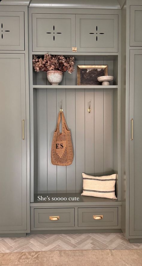 Mudroom Bench And Closet, Built In Backpack Storage, Mud Room Cubby, Cubbies With Doors, Mudroom Built Ins, Built In Cubby, Mudroom Cabinetry, Mudroom Locker, Mudroom Cubbies