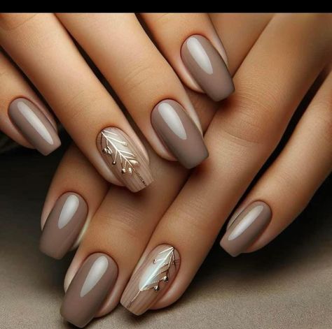 Fall Gel Nails, Fancy Nails Designs, Makijaż Smokey Eye, Fall Nail Art, Fall Nail Designs, Fancy Nails, Chic Nails, Square Nails, Acrylic Nail Designs