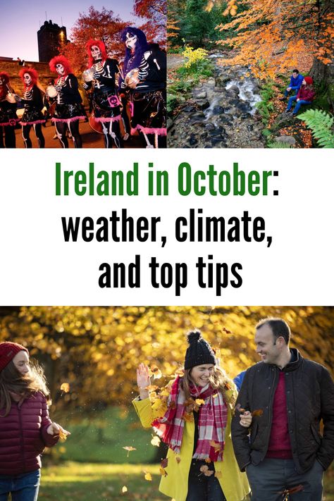 October in Ireland is a great time of year. There are many amazing events, and the weather is perfect for cosy evenings. Ireland In Fall, Fall In Ireland, Ireland In October, Halloween In Ireland, Ireland October, Ireland Bucket List, October Weather, Best Of Ireland, Moving To Ireland