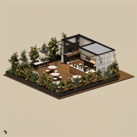 3D DESIGN: 3D Model Container Cafes Container cafe object 3D modelsFile Type: 3D ModelFile Size: 432 MBNative Format: Blender (blend) Export Formats: Autodesk FBX (fbx), Digital Asset Exchange (dae), MTL (mtl), Wavefront (obj). About 3D Models: People, furniture, plants, and other 3D models are mostly used in exterior and interior design by architects and designers. Technical details: You can easily edit the 3D models with suitable 3D modeling software.Software compatibility: The model performs Bakery Shop Exterior Design, Container Restaurant Ideas, Cafe Plan Architecture, Container Cafe Design, Cafe Exterior Design, Shipping Container Architecture, Cafe Exterior, Materials Board Interior Design, Arch Building