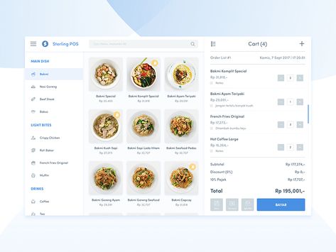 Point of Sales tablet food restaurant webdesign ui shop statistics dashboard sales of point pos Form Design Web, Ayam Teriyaki, Software Ui Design, Tablet Ui, Pos Design, Ui Ux 디자인, Ui Design Dashboard, App Interface Design, Desktop Design