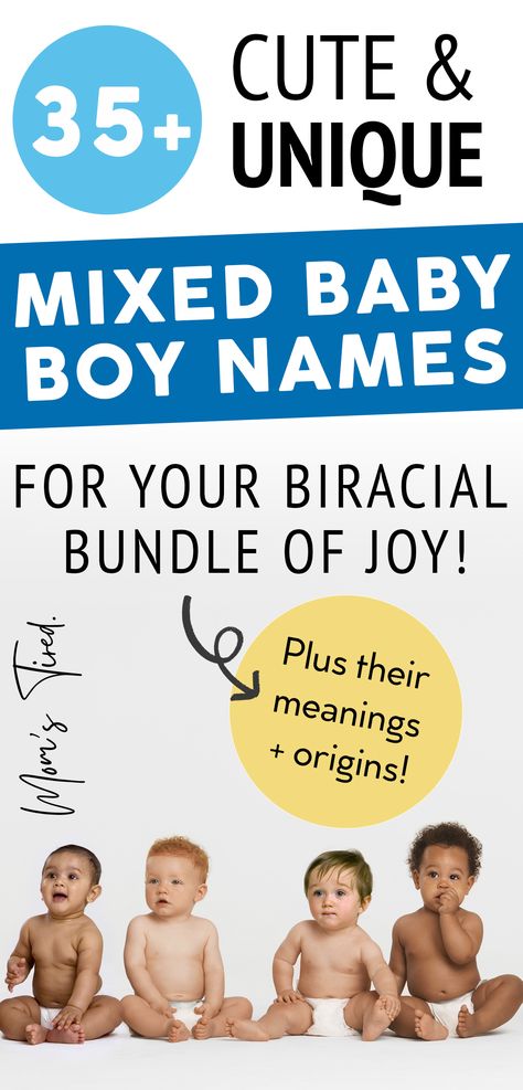 mixed baby boy names Baby Boy K Names, Biracial Baby Names, Mixed Baby Boy Names, Mixed Baby Names, Simple Boy Names, Hispanic Baby Names, Boy Names Creative, Sweet Girl Names, Names And Their Meanings