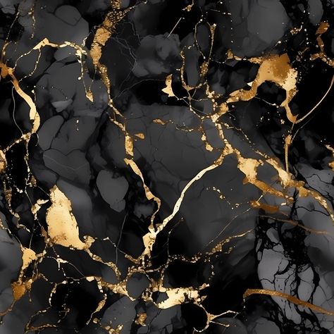 Immerse yourself in luxury with our Marble Black & Gold Patterns. This package includes 20 unique seamless patterns, perfect for enhancing any design project. Its rich, dark tones and lustrous gold detailing emulate the natural elegance of marble, making it an ideal choice for scrapbooking, background designs, wallpapers, and more. All patterns are available for commercial use. Explore these stunning patterns in detail at our Etsy shop, Flingor, and elevate your designs with a touch of opulence. Marbles Wallpapers, Black Marble Texture Dark, Luxury Marble Texture Seamless, Black And Gold Marble Background, Black Marble With Gold Veins, Luxury Pattern Design, Dark Gold Background, Background Design Black, Luxury Gold Background