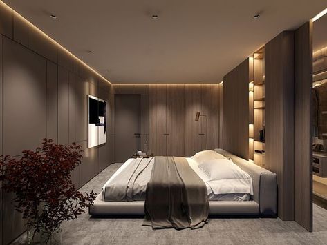 Hotel Bedroom Design, Modern Luxury Bedroom, Modern Bedroom Interior, Luxury Bedroom Master, Bedroom Bed Design, Bedroom Furniture Design, Modern Bedroom Design, Room Design Bedroom, Bedroom Layouts