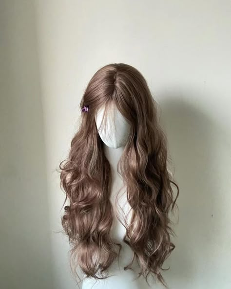 Hairstyle References, Hair Stages, Pretty Hair Cuts, Glow Hair, Korean Hair Color, Hair Style Korea, Hair Inspiration Long, Colored Curly Hair, Ribbon Hairstyle