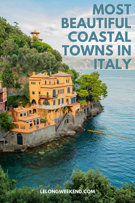 Italy Houses, Towns In Italy, Prettiest Beach, Elba Island, Italian Beaches, Italian Riviera, Mediterranean Cruise, Seaside Towns, Trieste