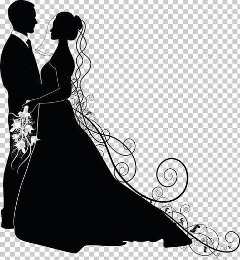 Wedding Clipart Free, Bride And Groom Illustration, Groom Illustration, Save The Date Illustrations, Wedding Sign Decor, Dog Cake Topper Wedding, Silhouette Wedding, Wedding Dress Sketches, Wedding Drawing