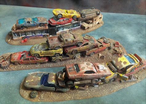 Gaslands Terrain, Dark Future, Futuristic Cars Design, Pinterest Feed, Diorama Ideas, Dump Ideas, Cars Design, Game Terrain, Custom Hot Wheels