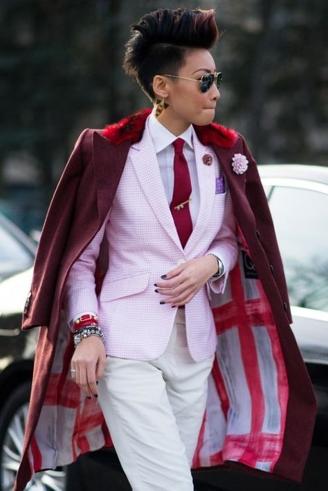 Esther Quek Esther Quek, Dandy Style, Androgynous Fashion, Paris Street Style, Tomboy Fashion, Looks Chic, Style Women, Suit And Tie