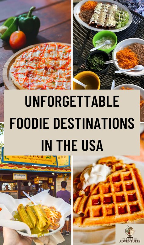 25 Best Cities in the US for Food in 2020 and Beyond - Periodic Adventures Foodie Travel Usa, World Street Food, Boxed Mac And Cheese, American Foods, Canada Food, Regional Food, Food Street, Travel Canada, Travel Blogging