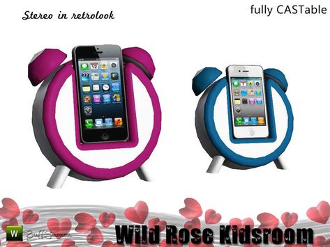 Iphone docking station with stereo function matching the *Wild Rose Kidsroom*. Found in TSR Category 'Audio' Iphone Docking Station, Sims Community, Electronic Art, Wild Rose, Docking Station, The Sims Resource, Wild Roses, Sims Resource, Game Boy Advance