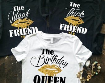 Quinnetra Caldwell on Etsy Adult Birthday Shirts, Bday Shirts, Birthday Group Shirts, 30th Birthday Ideas For Women, Bday Shirt, Birthday Party Shirts, Happy Birthday Shirt, Birthday Squad Shirts, Dripping Lips