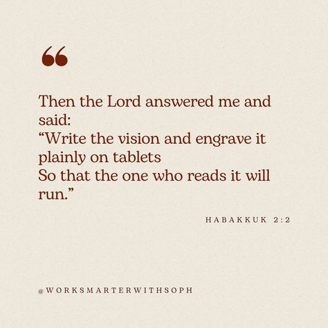 A lot of us have needs and desires, but not many have a vision. #habakkuk2v2 #biblestudy #dailybread #visionboard #sundayvibes #moneymagnet Prayer Vision Board, Write The Vision, Habakkuk 2, Money Magnet, Daily Bread, Bible Study, Vision Board, Writing, Reading