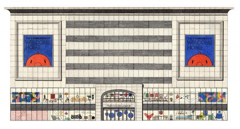 Thibaud Herem - Illustrator Thibaud Herem, Miami Art Deco, Marble Arch, Building Illustration, St Pancras, Art Deco Buildings, Conran Shop, Holiday Places, Brand Magazine